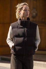 Zara Black Rubberised Puffer Gilet For Women Size Xs