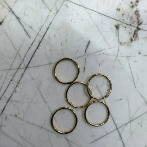 Golden Color Nose Ring Pack Of 5