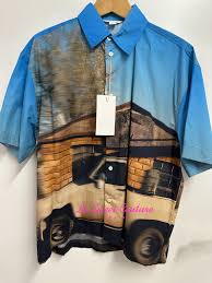 Men Dusk Skyline Oversized Shirt Dusk Skyline L