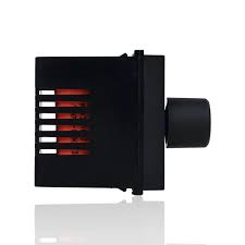 Havells Crabtree Switches Socket Fan Regulator Black Acyr Fw004