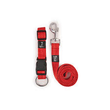 Petspot Melange Regular Collar Leash Large L Red