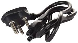 Livilas 3 Pin 1 Point 5 Meter Power Cable Cord For Laptop Black