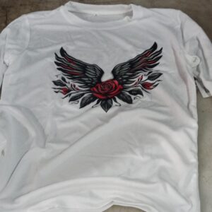 White Colour T Shirt For Men Size L