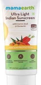 Mamaearth Ultra Light Indian Sunscreen 80G