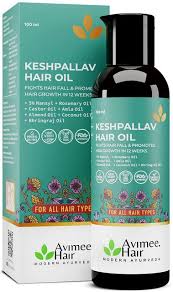 Keshpallav Hair Oil For Hair Growth With 5 Nansyl Rosemary Extracts 100Ml
