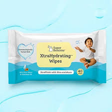 Superbottoms Xtra Hydrating Wipes For Babies 98 Pure Water Calendula Oil 40 Wipes
