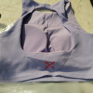 Lavender WomenS Sportswear Women Sports Bra Top For Gym High Impact Size S