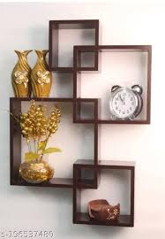 Wooden Wall Shelf Wall Decor Hanging Floating Mounted Wall Decorative