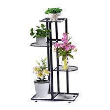 Metal Pot Stand Plant Storage Rack Height 32 Inch