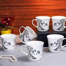 Up Coffee Mug Set Of 6 Blue