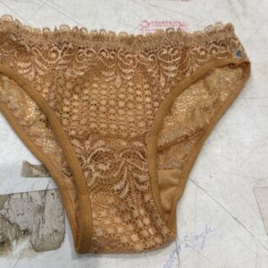 Women Panty Cream Color Size L