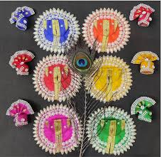Multicolour Laddu Gopal Dress Set Of 6
