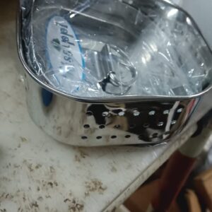 Nyra Stainless Steel Square Shaped Paneer Maker Mould Strainer With Top Press Lid Medium