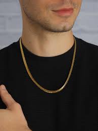 Gold Colour Chain For Men