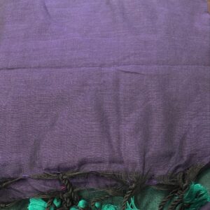 Women Stole Purple Green Colour