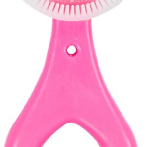 Baby U Shaped Toothbrush Pink Colour