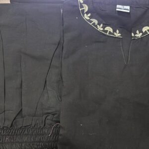 Women Suit Black Yellow Colour Size M