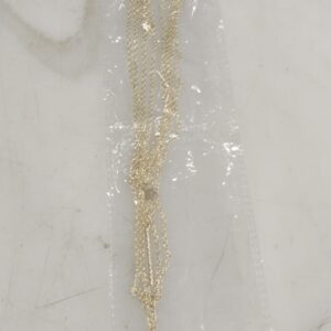 Golden Color Multi Chain Layered Necklace For Women