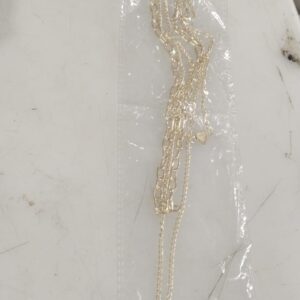 Golden Color Multi Chain Layered Necklace For Women
