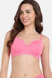 Pink Color Non Padded Bra For Women Size 36