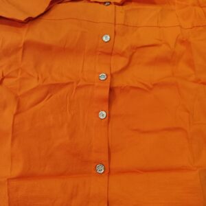 Orange Colour Shirt Top For Women Size Xs