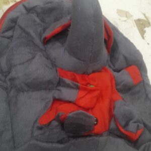 Kids Soft Elephant School Bag Grey