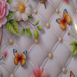 Multicolour Printed Wallpaper 1Mtr Pack Of 3