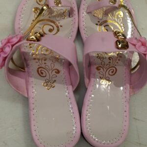 Pink Colour Flat Sandals For Women Size 39
