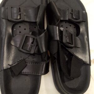 Black Flat Sandals For Men Size 41
