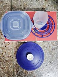 Plastic Grocery Containers Set Of 4