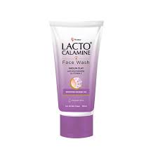 Lacto Calamine Face Wash With Kaolin Clay Niacinamide Vitamin E For All Skin Types 100Ml