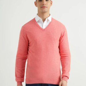 Woods Mens Pink Colour Sweater Size L