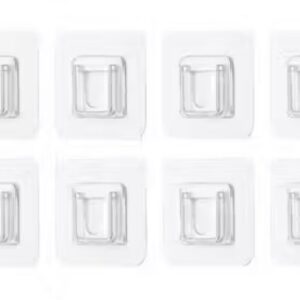 Adhesive Holder Hooks Stickon Hooks 8 Pcs