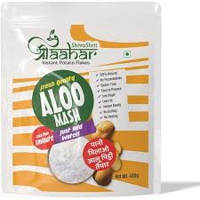 Shree Aahar Instant Potato Flakes 100 Natural No Preservatives Glutenfree Dehydrated Mashed Potatoes 400Gm