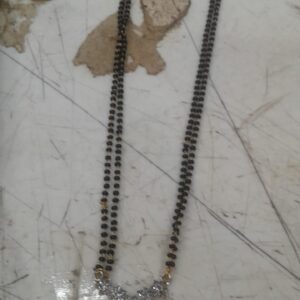 Black Bead Ball Mangalsutra For Womens