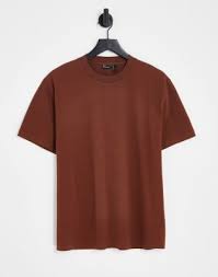 Rust Color T Shirt For Men Size S