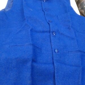 Vintage Blue Colour Nehru Jacket For Men Size M