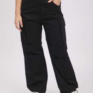 Rb Womens Korean Knit Bottom Black Color Size 16