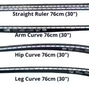 Khyati Complete Fashion Designing Tailoring Scales 4 Hard Plastic