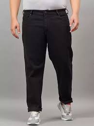 Style Quotient Dark Black Color Men Jeans Size 44