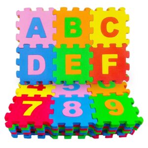 Mini Puzzle Foam Mat For Kids A To Z With 1 To 10 6 Inch