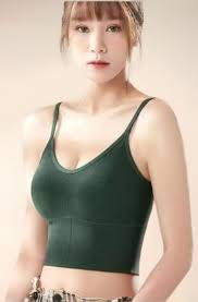 Womens Sports Bra Green Size 32