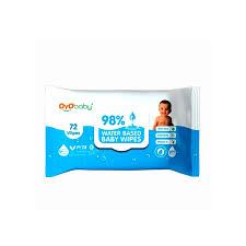 Oyo Baby Pure Water Wipes With Lid For Newborn 72 Tips