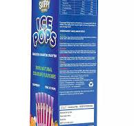 Skippi Ice Pops 6 Flavours Bubble Gum Raspberry Lemon Mango Cola Orange 12 Pcs X 70 Ml Each