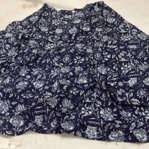 Women Top White And Blue Color Size Xl