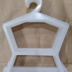 Aakar Plastic Medium Frock Hanger Pack Of 12