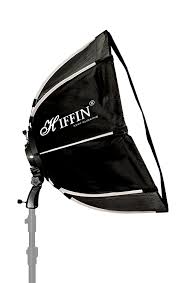 Hiffin 65Cm Lightweight And Portable Soft Box Comes S2 Type Bracket 2 Diffuser Sheets