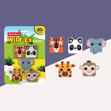 Nataraj WildeS Eraser 5 Pcs Pack Of 300