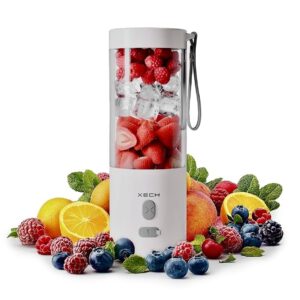 Xech Portable Blender For Smoothie And Juices Milk Shakes Ice Fruit Juicer Usb Rechargeable Battery 500 Ml