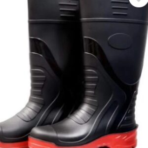 15 Inch Metro Double Puncture Gumboot Height 15 Inch Boots For Men Black Color Size 7